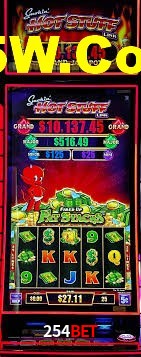 Interface do App 254bet