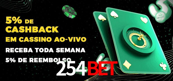 Promoções do cassino ao Vivo 254bet
